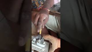 How to fix power socket with connection.  #electrical_works #technical_mind