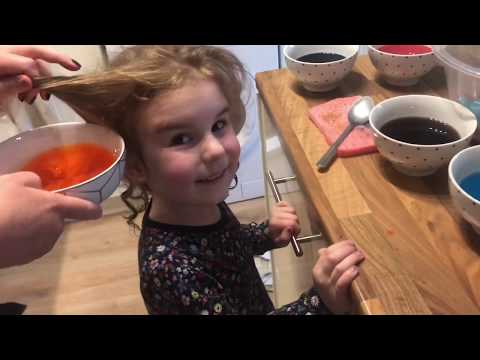 Elsie-Rose DYEING her HAIR with TISSUE PAPER