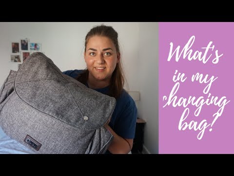 WHAT'S IN MY CHANGING BAG? | SILVER CROSS | NAPPY BAG | DIAPER BAG