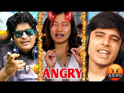 TOP 5 BEST ANGRY😡 MOVMENT OF FREEFIRE YOUTUBERS 😱 AJJUBHAI VS GYAN GAMING | RAISTAR VS AJJUBHAI