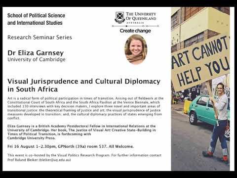 Visual Politics and POLSIS Research Seminar Semester II, 2019 - Eliza Garnsey