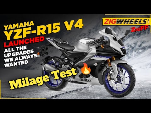 Yamaha YZF-R15 V4 Milage test 😱🔥🔥 #yamahaYZF_R15_V4 #milagetest