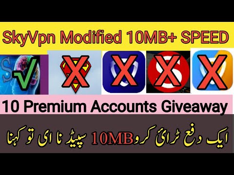 Fastest SkyVPN Real Based with 10MBps+ Speed Genuine Proof and 10 SkyVPN Premium Accounts Giveaway