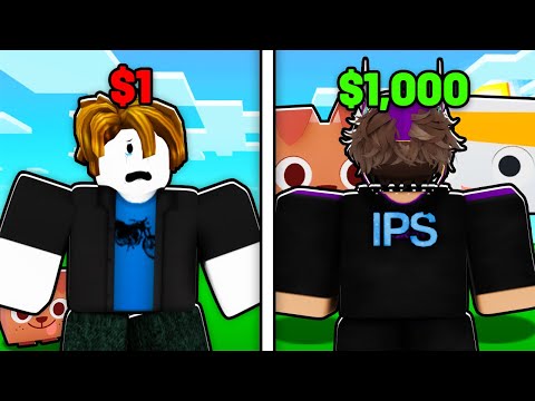 $1 vs $1000 Pet Simulator 99 Account..