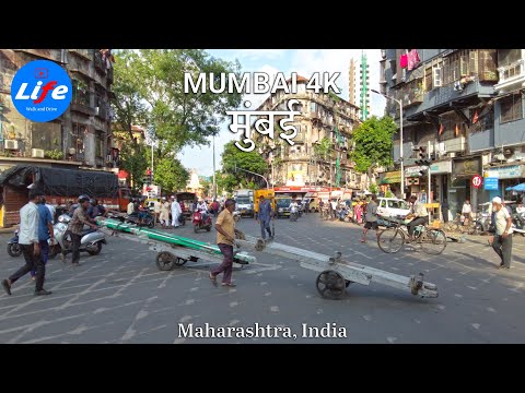 Riding in Mumbai - India's Vibrant Metropolis 🇮🇳 Bike Ride 4K HDR