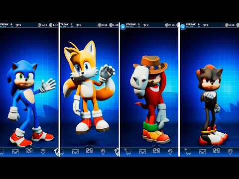 Sonic The Hedgehog Movie Characters FNAF AR Workshop Animations