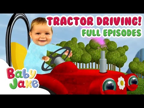 @BabyJakeofficial - 😜 Bumpy Tractor Ride! 🚜 | Full Episode | Yacki Yacki Yoggi