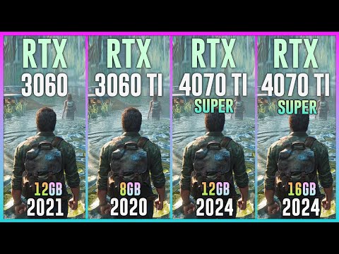 RTX 3060 vs RTX 3060 TI vs RTX 4070 SUPER vs RTX 4070 TI SUPER - Test in 25 Games