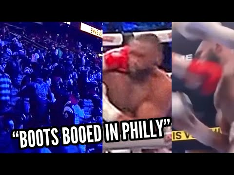 “BOOTS AINT THAT DUDE” FANS SEEN LEAVING JARON ENNIS FIGHT EARLY AFTER TERRIBLE PERFORMANCE!!!