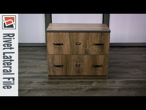 Office Storage | NBF Signature Series Rivet Lateral File | National Business Furniture