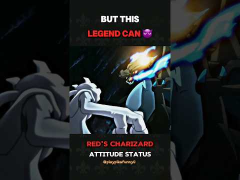 RED'S CHARIZARD UNBELIEVABLE ATTITUDE 🔥 || #Pokemon #shortsviral #ipl2024