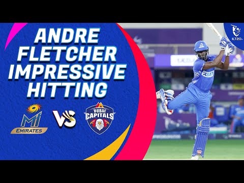 Andre Fletcher Impressive Hitting | MI Emirates vs Dubai Capitals | Match34 | Final | DP World ILT20