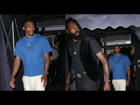 Pro Basketball Players Russell Westbrook And Joel Embiid Attend Stassie Karanikolaou's BDAY in LA!