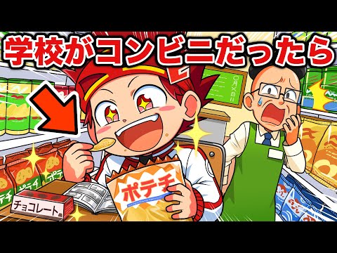 もしも学校がコンビニになったら【アニメ】