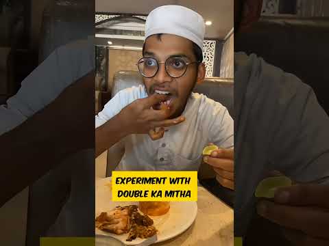 Experiment With Double K Mitha #hyderabadi #minivlog #hyderabadvlog #streetfood #explore #vlog #food