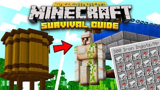 NEW IRON FARM Design 1.21 - Easy, Compact & Efficient! | Wire's Minecraft Survival Guide