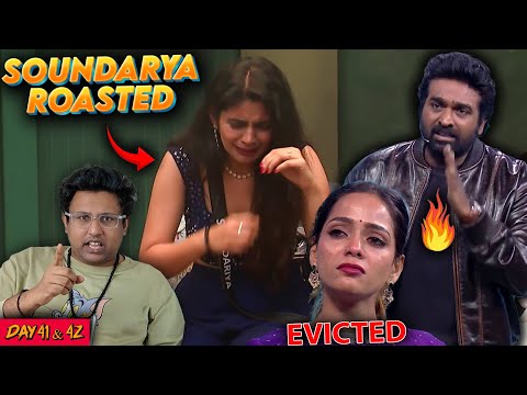 SOUNDARYA ROASATED 🔥🥵 | Bigg Boss 8 Tamil (Day 41 & 42) | Ramstk Family