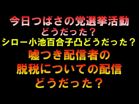 今日のつばさの党について LIVE つばさの党 黒川あつひこ 黒川敦彦 根本良輔 杉田勇人