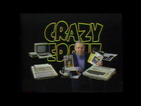 1982 Crazy Eddie Is going software crazy. Hi prices are insane" TV Commercial