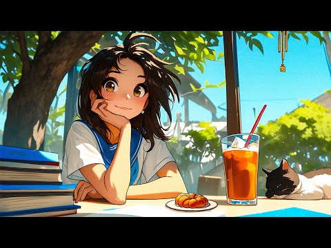 Stay Productive 📚 Positive Lofi Music for Study, Reading, and Work - Deep Relaxation and Calm