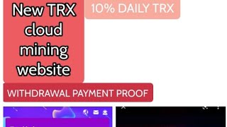 Earn and mine TRX | New TRX mining website| trxtrcs.com | #giveaway #trxnewapptoday #trxmining