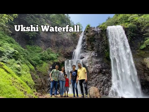 #vlog#travelvlog इतनी बड़ी मेहनत के बाद ये मिला😃 Ukshi Waterfall उक्शी || Kokan Railway Tunnel