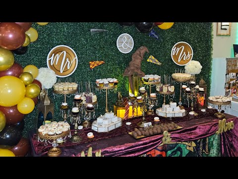 Wedding Shower/Harry Potter Theme w/Greenery Wall