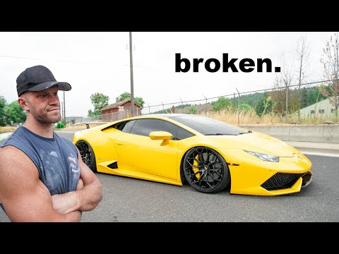 I BOUGHT A LAMBORGHINI THAT I CAN'T DRIVE...