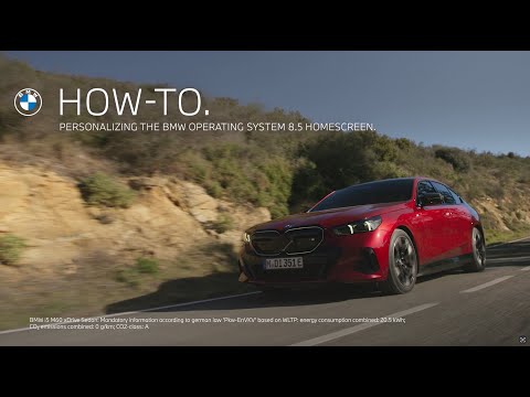 How-To: Personalizing The BMW Operating System 8.5 Homescreen.