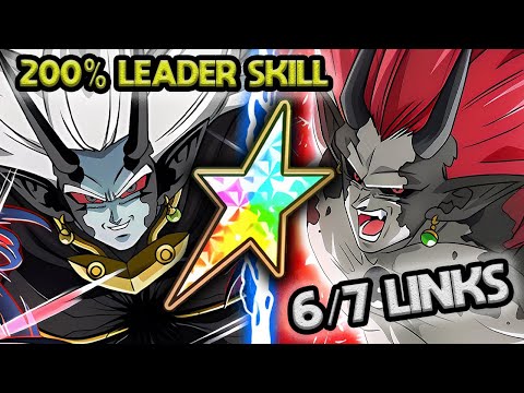 100% EZA DARK KING MECHIKABURA + DARK KING DEMIGRA ROTATION! Dragon Ball Z Dokkan Battle