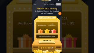 Binance Giveaway Free Usd earn #binance #freeusd #giveaway #crypto