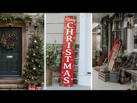 Countryside Christmas Front Door and Entryway Decor Ideas: A Warm Welcome for the Holidays