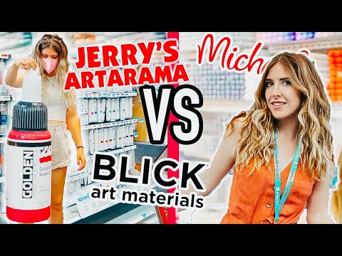 I Went To The BEST Art Stores In America in 1 DAY