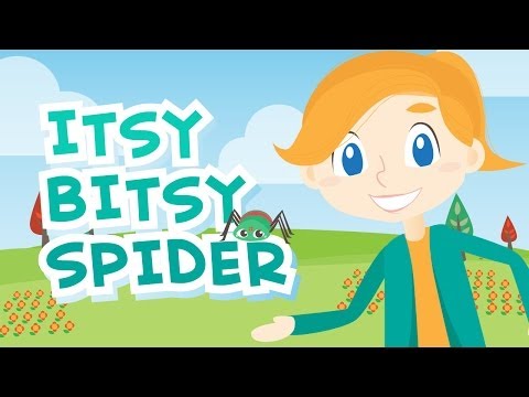 Itsy Bitsy Spider • Nursery Rhymes Song with Lyrics • Animated Cartoon for Kids