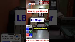 160 Sq.yds House for sale in LB Nagar #Hyderabad #Padmasree Properties