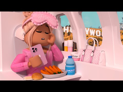 Traveling to LOS ANGELES! *MODELING JOB, FIRST CLASS TICKETS!* VOICED Roblox Bloxburg Roleplay