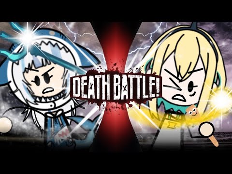 Gawr Gura VS Amano Pikamee (Hololive VS VOMS Project) | DEATH BATTLE! Fan-Made Animation