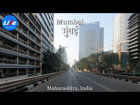 Driving in Lower Parel - Mumbai' Majestic Skyline Drive 4K HDR