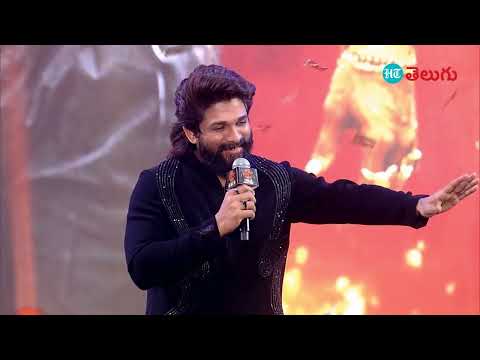 Icon Star Allu Arjun Speech at Pushpa 2 | హిందీలో పుష్ప రాజ్ డైలాగ్స్.. ఫ్యాన్స్ కేకలు | HT Telugu