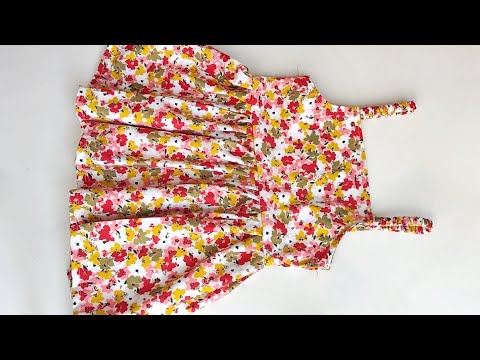 Cute Baby Frock Cutting and Stitching 2/3 Year | Very Easy Baby Frock cutting and stitching