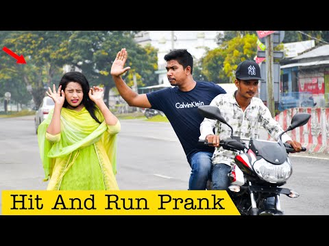 Hit and Run Prank on Girls | Funny Prank Videos in India | 4-Minute Fun