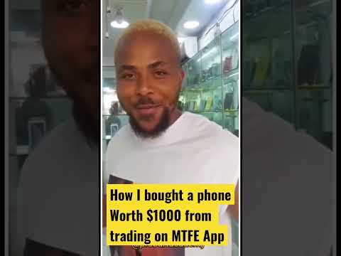 I bought a phone worth $1000 from trading on MTFE broker #mtfe #cryptoarbitrage #probartacademy