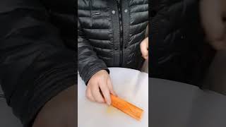 How to make vegetables Art - Carrots Cutting Activity #cuttingskills #vegetableart