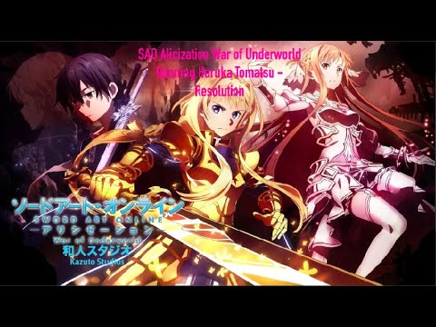 「English Sub」『Sword Art Online:Alicization War of Underworld Full Opening』Haruka Tomatsu -Resolution