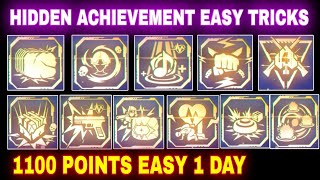 How to Complete all hidden achievement in free fire || All hidden achievement easy trick New