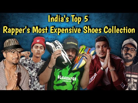 India's Top 5 Rapper's Most Expensive Shoes Collection, Mc stan,Divine, emiway banati #shorts