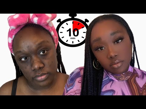 10 Minute Makeup Challenge|Lola Slays