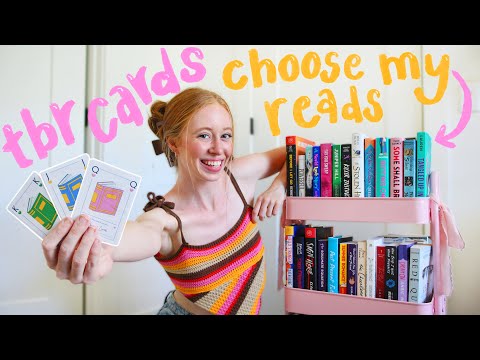 I made a bookish card game to choose my next reads! 🃏📖