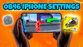 Free Fire OB46 iPhone Best Settings for 97% Headshots | Iphone dpi free fire