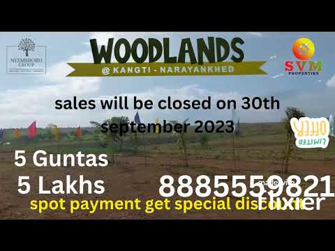 woodlands #hyderabad #telangana #farmland #investment #8885559821 @605 sq.yrds #5 lakhs spotpay disc